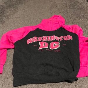 Pink and Black Washington DC Hoodie